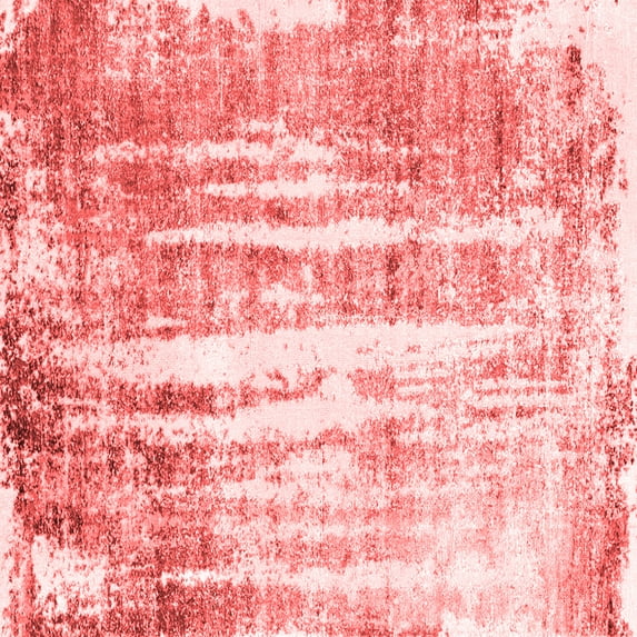 Ahgly Company Indoor Square Oriental Red Industrial Area Rugs, 4' Square