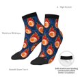 thumbnail image 6 of Pofeuu American Football and Fire Flames Print 30cm Socks, Adult Running Hiking Socks for Youth and Adult, 6 of 7