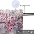 thumbnail image 5 of Beautiful Peacock Kitchen Curtain Valances Elegant Animal Feather Beautiful Bird Flower Window Treatment Valance Curtains for Bathroom 54 by 18 in, 1 Panel, 5 of 6