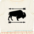 thumbnail image 4 of Inktastic Buffalo Cute Animal Western Girls Toddler Dress, 4 of 5