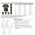 thumbnail image 2 of Men's Raglan T-shirt Retro Short Sleeve Round Neck Letter Printing TopsM, 2 of 3