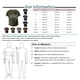 thumbnail image 2 of Men's Raglan T-shirt Retro Short Sleeve Round Neck Letter Printing Tops M, 2 of 3