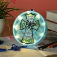 thumbnail image 1 of DIY Art Craft Lámpara De Pintura De Diamante Colgante, Lámpara Redonda De Pintura De Diamante DIY, Regalo De Navidad Y Halloween Para Niños ANGGREK Hanging Home Decoration, 1 of 8