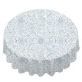 thumbnail image 2 of Pioneer Flower Floral Print Pattern Round Tablecloth 60 X 60 Inch, Wrinkle Resistant Wipeable Table Cloth for Kitchen Dining Picnic Patio Party, 2 of 6