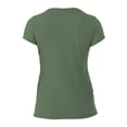 thumbnail image 2 of Playera Fruit Of The Loom para Mujer, Cuello Redondo Manga Corta Verde Talla  M, 2 of 4