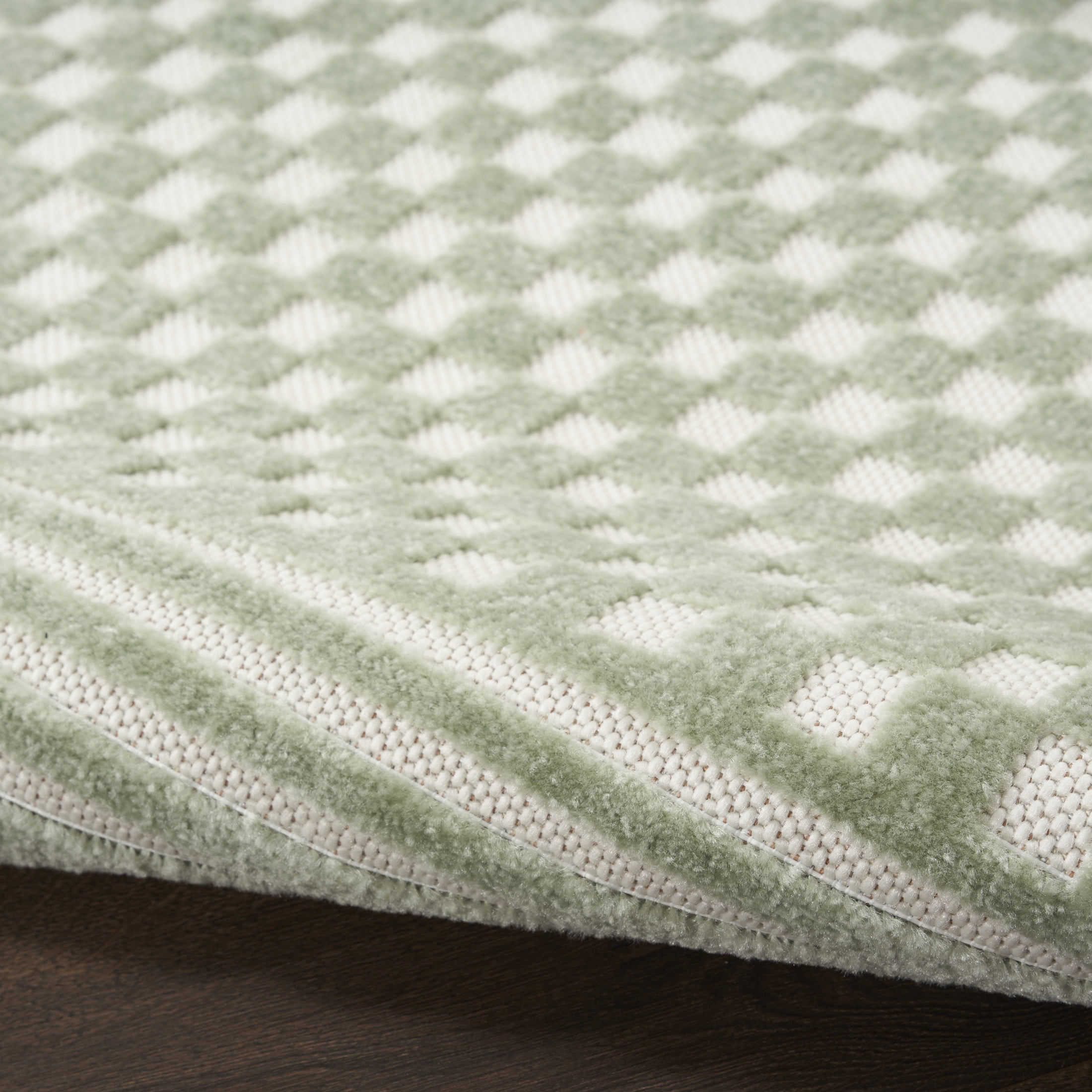 Nourison Casual 7'10" x 9'10" Green Modern Indoor Rug