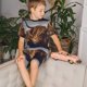thumbnail image 4 of Balery Portrait Of Cow With Its Baby Cow Conjunto de Pijama Infantil de Manga Corta con Estampado – Ropa de Dormir de Algodón Suave-X-Large, 4 of 6