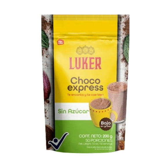Hot Chocolate Luker Chocoexpress Sin Azúcar 200g