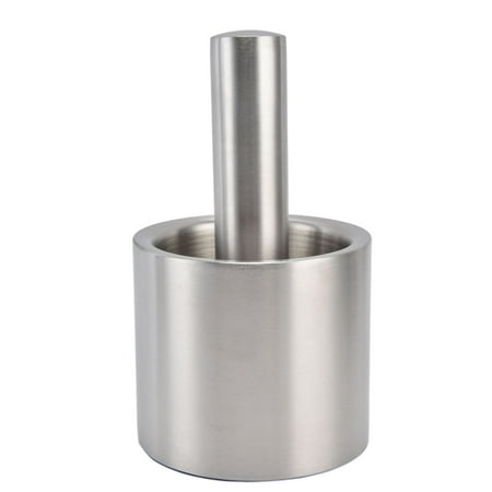 

Morter Pessel Set Mortar Pestle Glossy Texture Dual Structure Design For Home For Kitchen For Restaurant