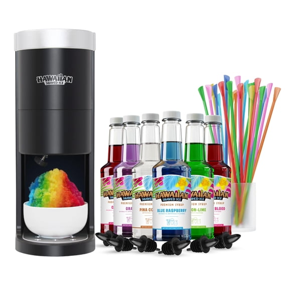 Máquina de hielo raspado Hawaiian Shaved Ice HomePro con kit de sirope