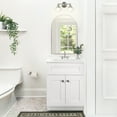 thumbnail image 5 of Design House Brookings 25" x 19" Assembled 2-Door Bath Vanity Base and Cultured Marble Top with Centerset Holes, Sherwin Williams® White/White, 5 of 6