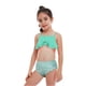 thumbnail image 3 of Kids Girls Swimsuit Ruffle Crop Top Briefs Set Swimwear Summer Bathing Suit Beachwear, 3 of 4