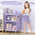 thumbnail image 3 of UniVerse  Nightstand,Bedside Table,Teen Girls Night Stand,Toddler Night Stand,End Table for Girls Room Storage,Purple Nightstand, 3 of 18