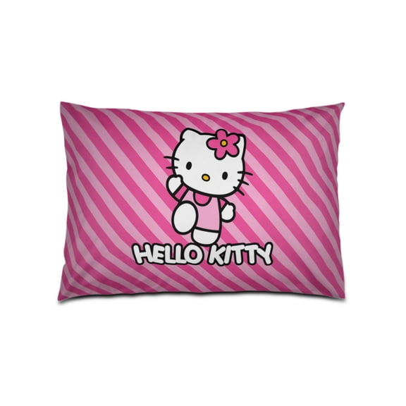 Hello kitty Pillowcase cartoon pattern printed pillowcase - soft and breathable pillowcase, envelope closure 20x14 Inch