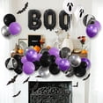 thumbnail image 2 of BOOHalloween Horrortheme Balloon Set Sceneskull Batspiderweb Balloonparty Decoration, 2 of 5