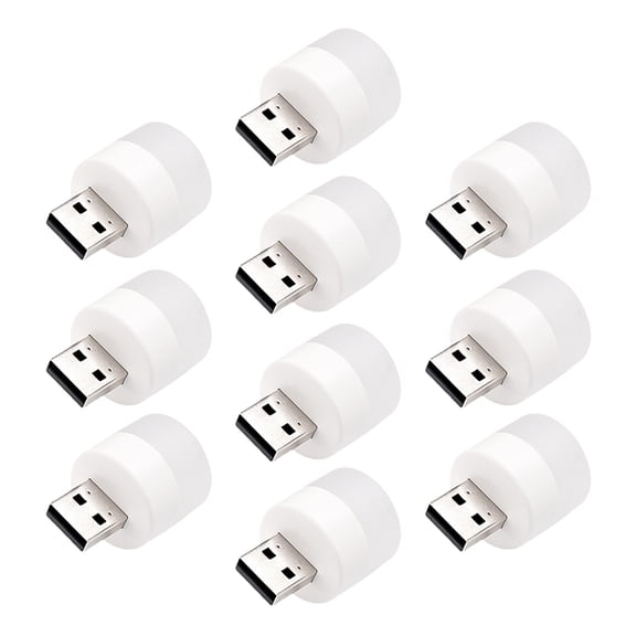 NUOLUX usb outlet night light USB Light PVC Lamp Night Use 10Set Back to School