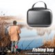 thumbnail image 4 of Bolsa De Carrete De Pesca Bolsa de cuero para carrete de pesca, a prueba de golpes, impermeable, funda protectora para aparejos (L), 4 of 8