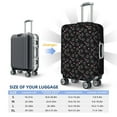 thumbnail image 6 of Haiem Cool Skull Love Luggage Cover Printed Suitcase Covers for Luggage Elastic Washable Suitcase Protector Fits 18-32 Inch Luggage-Large, 6 of 9