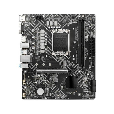 MSI PRO H610M-G DDR4 LGA 1700 Intel H610 SATA 6Gb/s Micro ATX Intel Motherboard