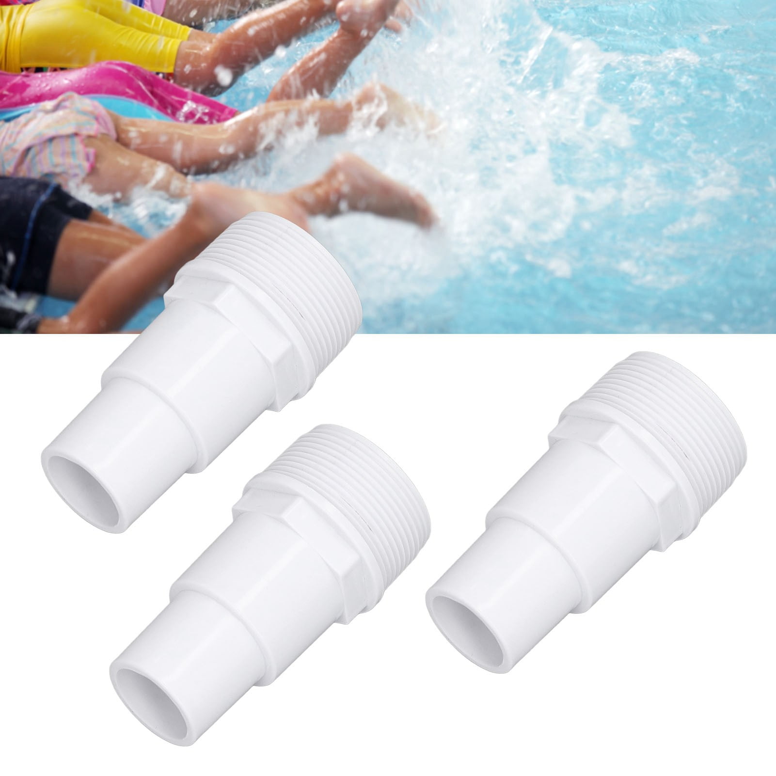 Replacement Hose Adapter, With Collar For Threaded Connection Pumps, Pool Hose Adapter To