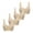 Beige, variant on 4 PCS Sports Bras for Women Seamless Wireless Comfy Yoga Bralette Basic Support Bras for Workout