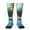 2 Black-2, variant on Tropical Poolside Relaxation Knee Socks, High Socks Long Stretchy Sock Women Knee High Stocking, Long Socks for Women