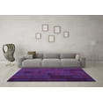 thumbnail image 3 of Ahgly Company Indoor Square Abstract Purple Contemporary Area Rugs, 3' Square, 3 of 4