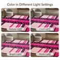 thumbnail image 7 of ODIKA Pink Leopard Cheetah Print Motif Spots Zebra Spotted Bold Stripe for Queen Size Bedroom, Under Bed, Master Suite, Foldable Easy Care, 7 of 7