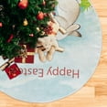 thumbnail image 5 of Coolnut Christmas Tree Skirt, 36", Easter Tree Skirt Double Layers Polyester Easter Tree Skirt for Easter Holiday Party Decoration, 5 of 6