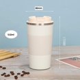 thumbnail image 2 of Vaccum Insulated Stainless Steel Coffee Tumbler With Sipper Lock Lid - White, 510ml | Travel Mug For Hot & Cold Drinks - Leak Proof, Spill Proof, Rust Free, 2 of 5