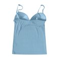 thumbnail image 6 of Women's Shelf Bra Camisole, Adjustable Spaghetti Strap Tank Top with Built-In Padded Bra, Seamless Wire-Free Support for a Smooth Look, Basic Layering Piece, 6 of 7
