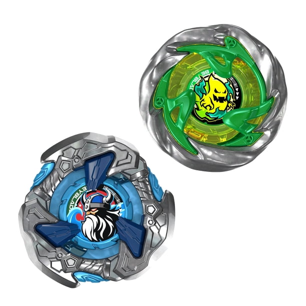 Beyblade X Circle Ghost 4-60LR UX & Hack Viking 4-55O UX Dual