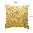 thumbnail image 5 of 8 Pcs/set Housse de Coussin Motif Plaqué Or Impression Numérique Housse de Canapé Or, 5 of 5