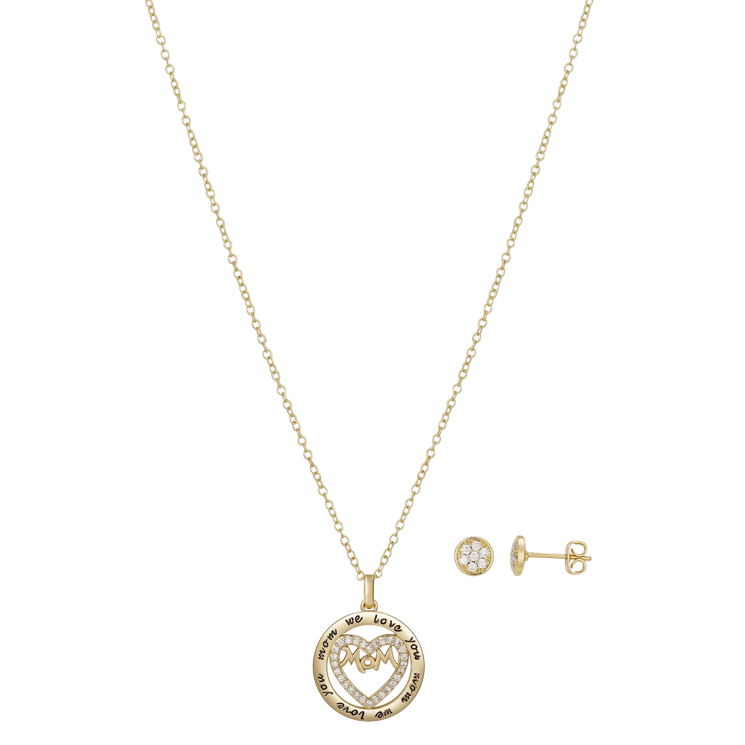 Believe By Brillianc 14kgfl Cz Mom Set