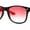 Black Red, variant on Classic Iconic Pop Color Horn Rim Sunglasses Blue Smoke