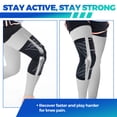 thumbnail image 3 of Sport Smart Knee Brace for Knee Pain - Knee Support for Women and Men, Breathable Knee Brace with Patella Gel Pads, Knee Sleeve Support for Workout and Injury Recovery (Black, Small), 3 of 7