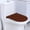 Brown, variant on Apmemiss Elastic Toilet Seat Cover Stretchable Fabric, Universal Fit for All Toilet Lids 15-21 Inch, Soft Polyester Washable Protector