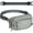 Gray, variant on WATERFLY 1.5L Unisex Anti-Theft RFID Blocking Fanny Pack Waist Bag Travel Hiking,Blue
