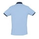 thumbnail image 3 of SOLS - Polo de manga corta 100% algodón de primera  Modelo Prince Unisex hombre mujer (Azul cielo/ Marino francés), 3 of 3