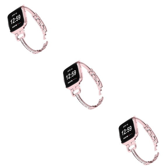 HOMEMAXS 3-Pack Wrist Watch Straps Compatible with Smart Bands for Women Bracelet Replacement