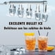 thumbnail image 3 of Fabricador de Hielo de Encimera, Máquina de Hielo Portátil con Autolimpieza, 26.5lbs/24Hrs, 9 Cubitos de Hielo en 6 Minutos, Cesta y Cuchara para Hielo, Ideal para Casa, Cocina, Bar, Camping, 3 of 5