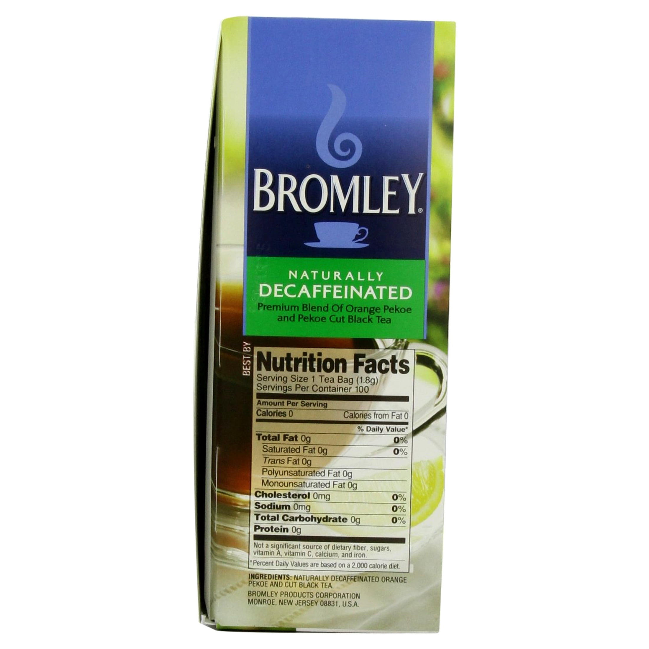 Tea Bromley Decaffeinated Bags 5-100 Count(Price/Case)