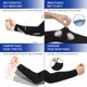 thumbnail image 5 of 2 pares de protectores de brazos Geyoga con mangas resistentes a cortes, 5 of 6