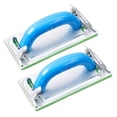 thumbnail image 5 of figatia 2Pcs Holder Hand Sander Organizer Tools Sand Rack Sand Paper with Handle for Handwork Drywall Hand Sanding Finishing blue handle, 5 of 8