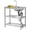 #3 silvery, variant on Dapmiu 30" Black Stainless Steel Freestanding Utility Sink, Heavy Duty Laundry Sink with Faucet, Soap Dispenser & Sink Grid, Versatile Sink for Laundry, Garage, Outdoor Kitchen, Patio & Garden,