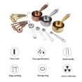 thumbnail image 2 of De Cocina De Acero Inoxidable, 4 Uds., Taza Medidora, Condimento Multifuncional, Café, Cuchara De Azúcar, Accesorios Para Hornear Pasteles, Herramientas Noticed HA044616-06, 2 of 6