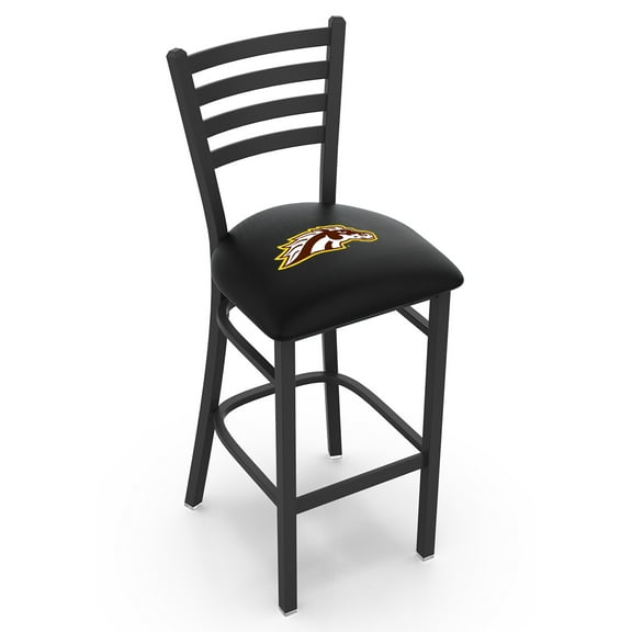 L004 Western Michigan 25" Stationary Counter Stool with Black Wrinkle Finish