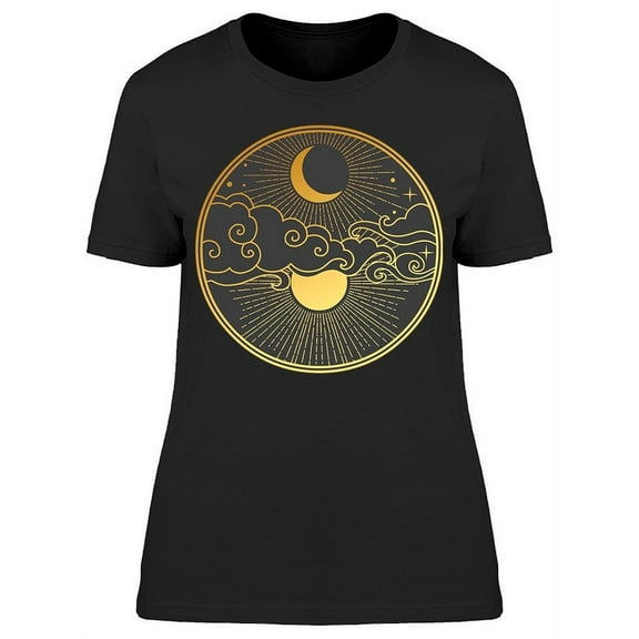 Oriental Style Sun T-Shirt Women -Image by Shutterstock, Female 3X-Large