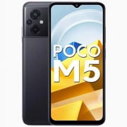 Xiaomi Poco M5 Dual-SIM 128GB ROM + 4GB RAM (GSM Only | No CDMA) Factory Unlocked 4G/LTE Smartphone (Black) - International Version