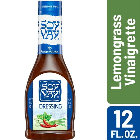 (2 pack) Soy Vay Lemongrass Vinaigrette Dressing & Sauce, 12 Oz